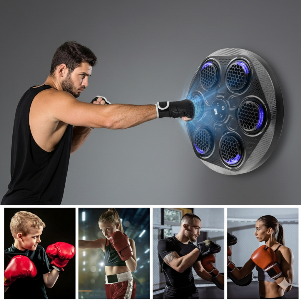 PUNCHMASTER KIBLIO - Maquina de boxeo para la pared